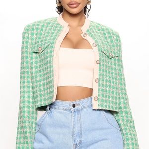 Green Tweed Jacket